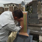 神戸春日野墓地にて現場彫りいたしました。