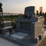 富山墓苑にて新規墓石工事完成しました
