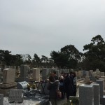 舞子墓園にて納骨式の立会をさせていただきました。
