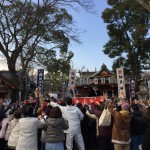 綱式天満神社、初天神祭のお手伝い