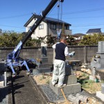 名古屋の境内墓地にて墓じまい