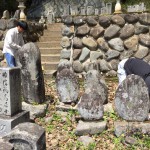 兵庫県養父市で墓じまいの現場確認