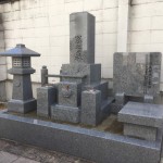 中勝寺墓地にて庵治石でお墓を建てました