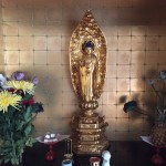 神戸市北区にて仏像の修理