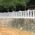 神戸市北区の神社様にて、玉垣の作り替えをいたしました。
