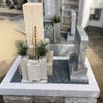 神戸市の寺院墓地でお墓のリフォーム工事を行いました。墓地の拡張、墓石のクリーニング、霊標の新設。