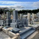 神戸市の鵯越墓園に天山石の9寸神戸型和型墓石が完成、お墓の建替え工事。