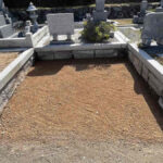 尼崎市の寺院墓地に改葬のため、大阪府四条畷市の飯盛霊園にてお墓じまい工事。
